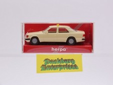 Herpa x Mercedes Benz E 300 taxi insegna gialla crema in confezione originale 1:87 186949