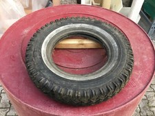 Pneumatico gomma auto d' epoca Ceat 5,60 S13 4PR DR 163 Fascia bianca ricoperto