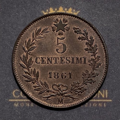 Centesimi valore 1861 - 5,