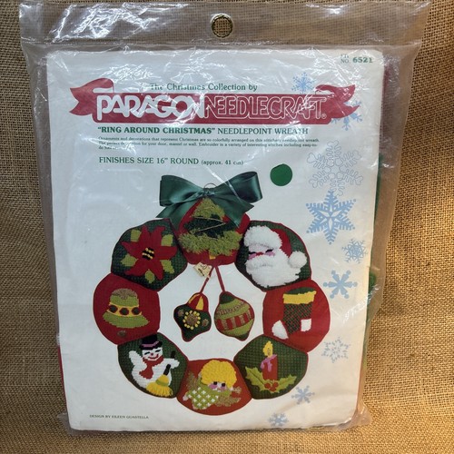 Vintage needlepoint kit corona - vintage,