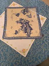 ALVIERO MARTINI 1 CLASSE FOULARD 100% SILK  SCARVES SCARF SQUARE MADE ITALY Ff