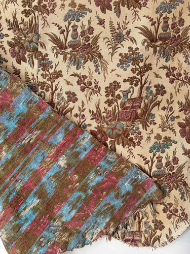 Antica tenda broccato - , cotone