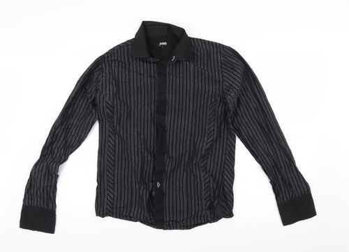 Parkes uomo nero righe - righe, misto