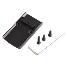 Supporto adattatore base piastra per pistola Glock compatibile, per mirini.