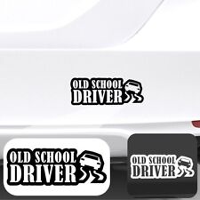 Decorazione Adesivo Old School Styling Autoadesivo Nero 20x7 Cm N13A5A