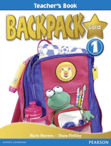 Backpack gold teacher book - backpack,