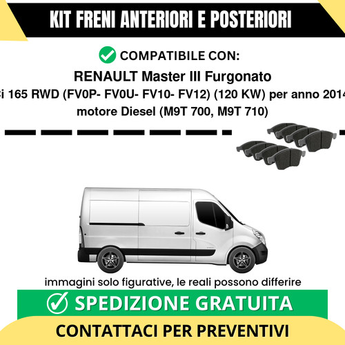 Pastiglie freno ant - ant, post