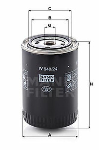 Mann filter 940 filtro - mann-filter,