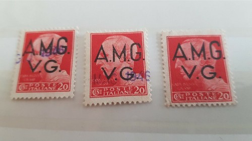 Francobolli amg cent 20 - amg, vg