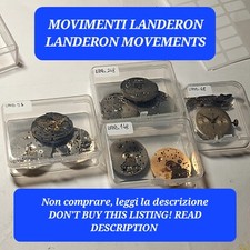 Movements Landeron 48 / 51 / 148/ 248 Spare Parts Parti Ricambio LEGGI DESCRIZIO