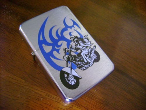 Accendino benzina biker - accendino, a