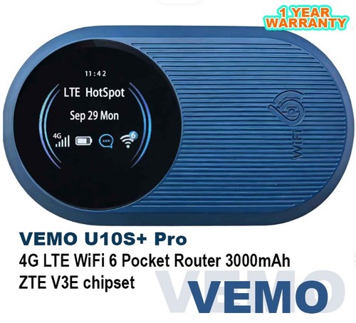 Vemo u10s pro lte - 4g, wifi