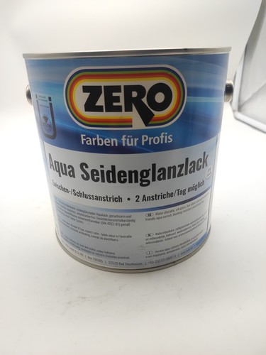 Zero aqua vernice lucida - aqua, seta
