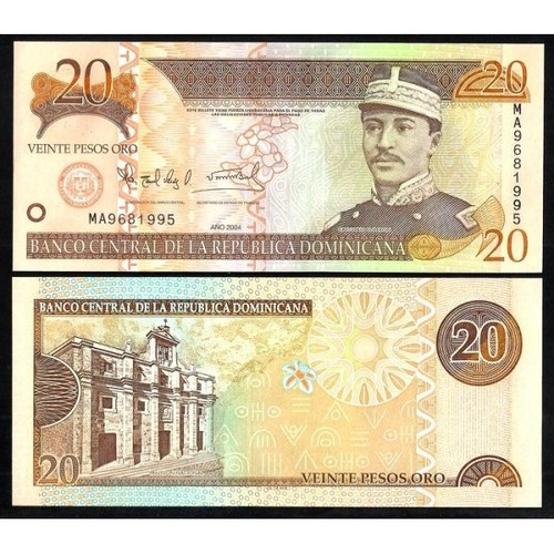 Dominican republic pesos - dominican, 20