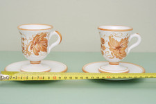 TAZZE 2 FENICE IN CERAMICA DI FAENZA