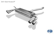 FOX Acciaio Inox Scarico Sportivo Mercedes Classe A W176 per Brabus Paraurti Je