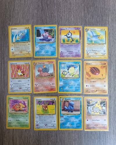 Lotto carte pokemon vintage - lotto,