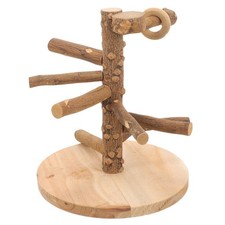  Supporto per trespolo in legno per addestramento degli uccelli, gabbia per