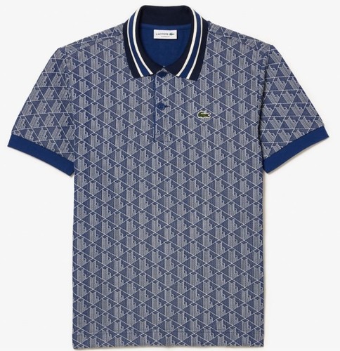 Polo lacoste monogram jacquard - polo,