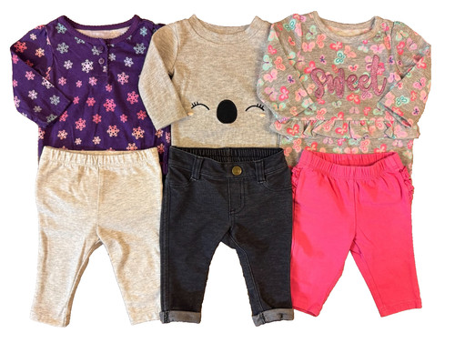 Lotto vestiti bambina mesi - lotto,