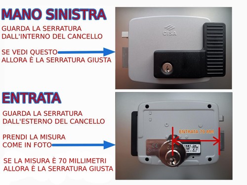 Serratura elettrica cisa per - serratura,