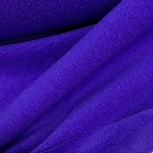 Tessuto cappotto lana viola - tessuto,