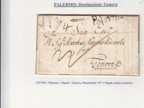 1764 lettera estero - lettera,