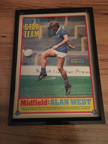 Alan west millwall 1981 a4 - alan,