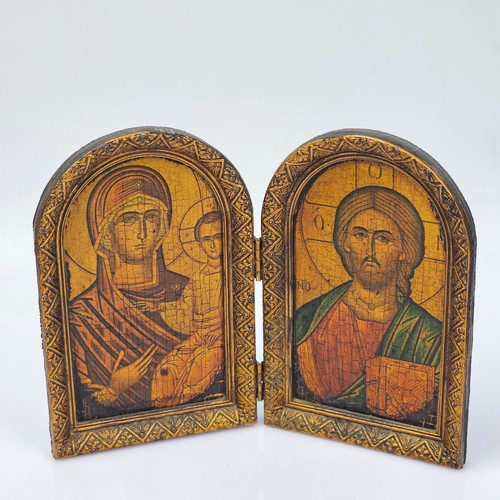 Icona sacra dittico - icona,