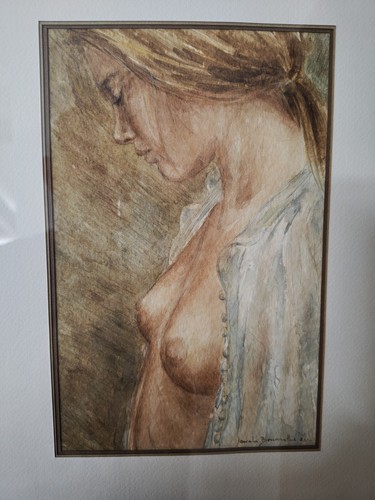 Dipinto quadro nudo donna - di, donna"