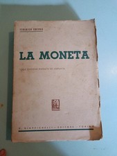 La Moneta Federico Chessa Giappichelli 1946 Terza Ed Riveduta Ampliata 
