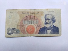 Banconota mille lire Giuseppe