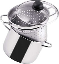 Pentola Cuoci Pasta Pastaiola Inox cm 20 Scolapasta Pastissima Metalsomma