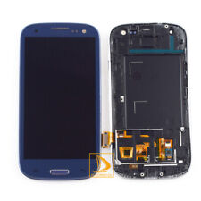 Per Samsung Galaxy S3 i9300 Display LCD Touch Screen Digitalizzatore Full Blue Frame