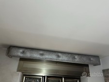 mantovana in pelle grigio in ottime condizioni 