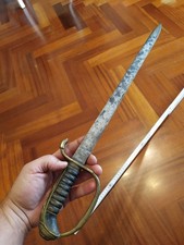 Antico coltello pre ww1,pieno  1800 punzonato Solingen, ufficiale regia marina 