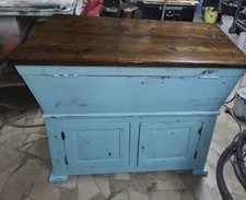 Antica madia toscana 1800 in abete e rovere restaurata – rustico country