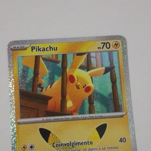 Pokémon pikachu carta - pokémon,