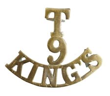 T 9 Kings Shoulder Title Brass
