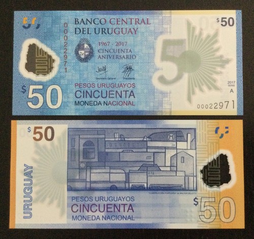 Uruguay pesos 2017 unc - 2017,