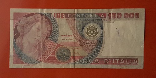 Banconota 100000 lire - banconota,