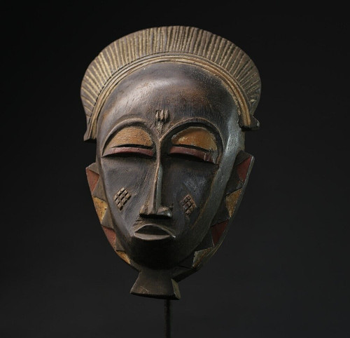 Maschera antica africana - , in