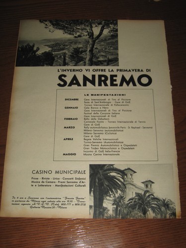 113 sanremo liguria - *113=sanremo,