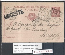 1906 INTERO POSTALE 15C
