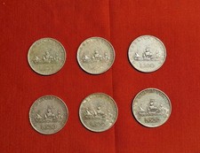 Lotto 500 Lire Argento Caravelle Nr. 6 Pezzi