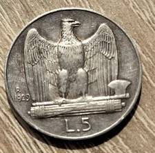 5 Lire 1929 AQUILOTTO