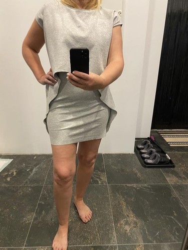 Abito donna cos grigio m - abito,