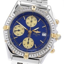 Orologio Uomo Automatico BREITLING Chronomat Bikoro B13050.1 Data Quadrante Navy_895311
