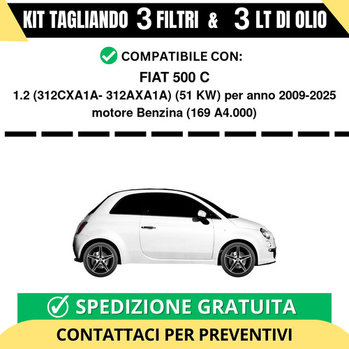 Tagliando per fiat 500 2 - per,