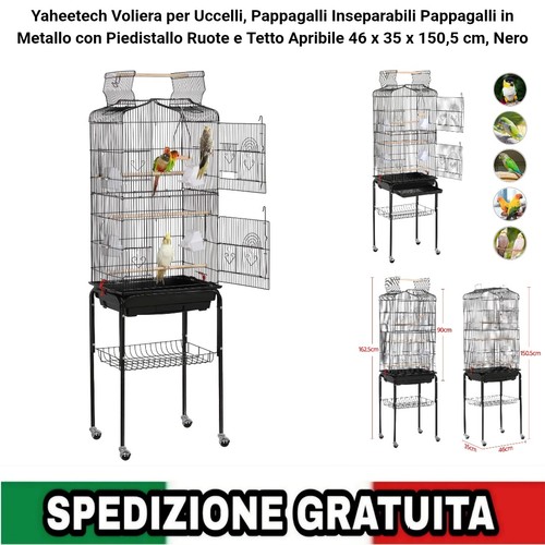 Voliera per uccelli pappagalli - voliera,